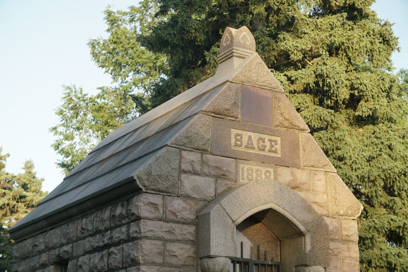 Sage Mausoleum At Mt Pleasant Cemetery